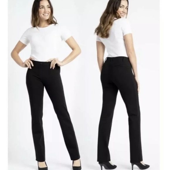 Betabrand Pants - Betabrand Straight-leg Black Pants | Size Large Long